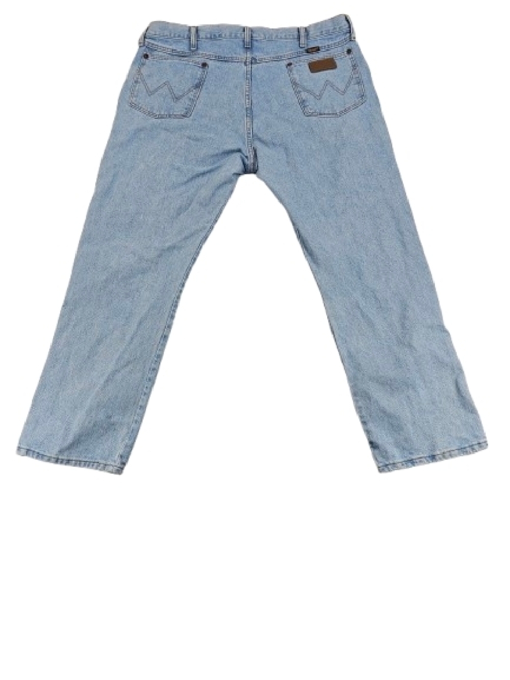 Wrangler Light‎ Blue Men’s Straight Jeans - Picture 3 of 9